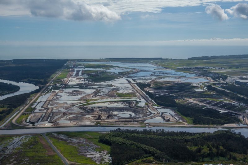 Brisbane airport erosion control